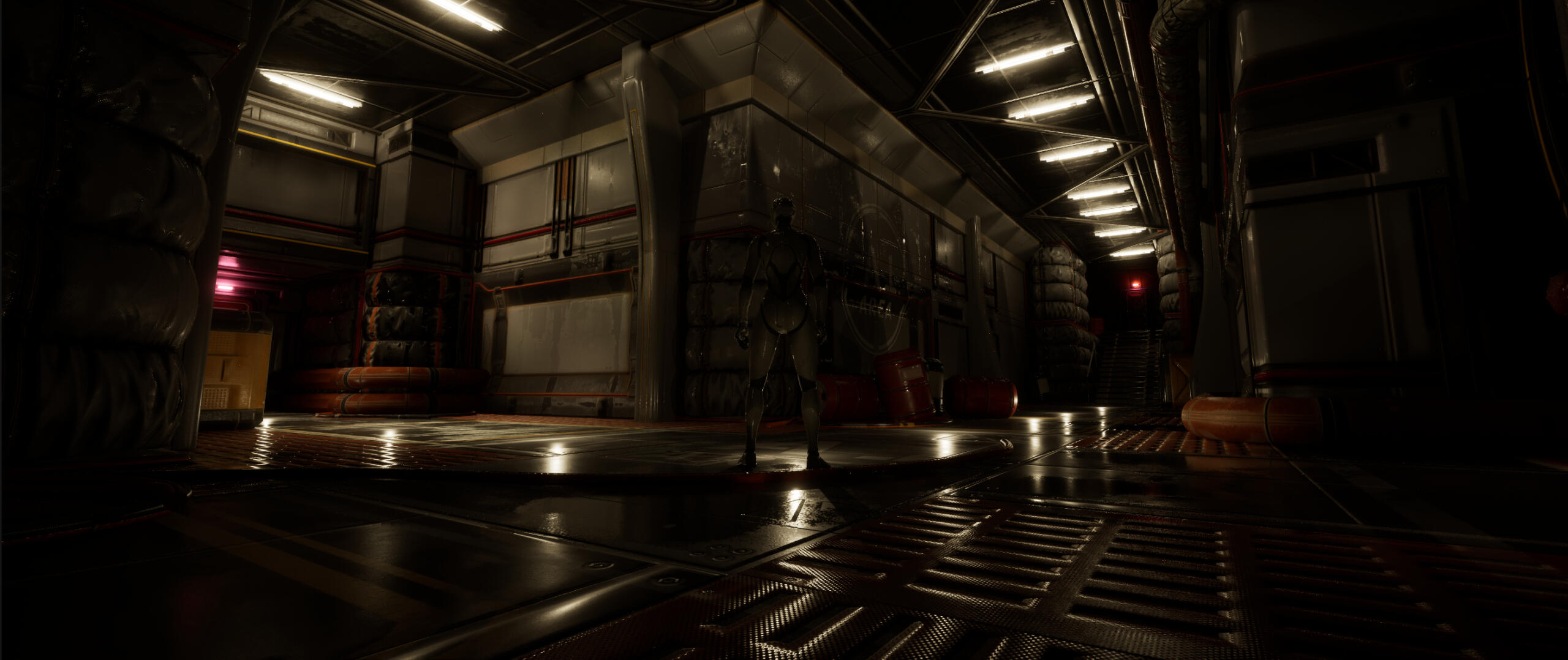 Lighting study in Unreal using a premade scene